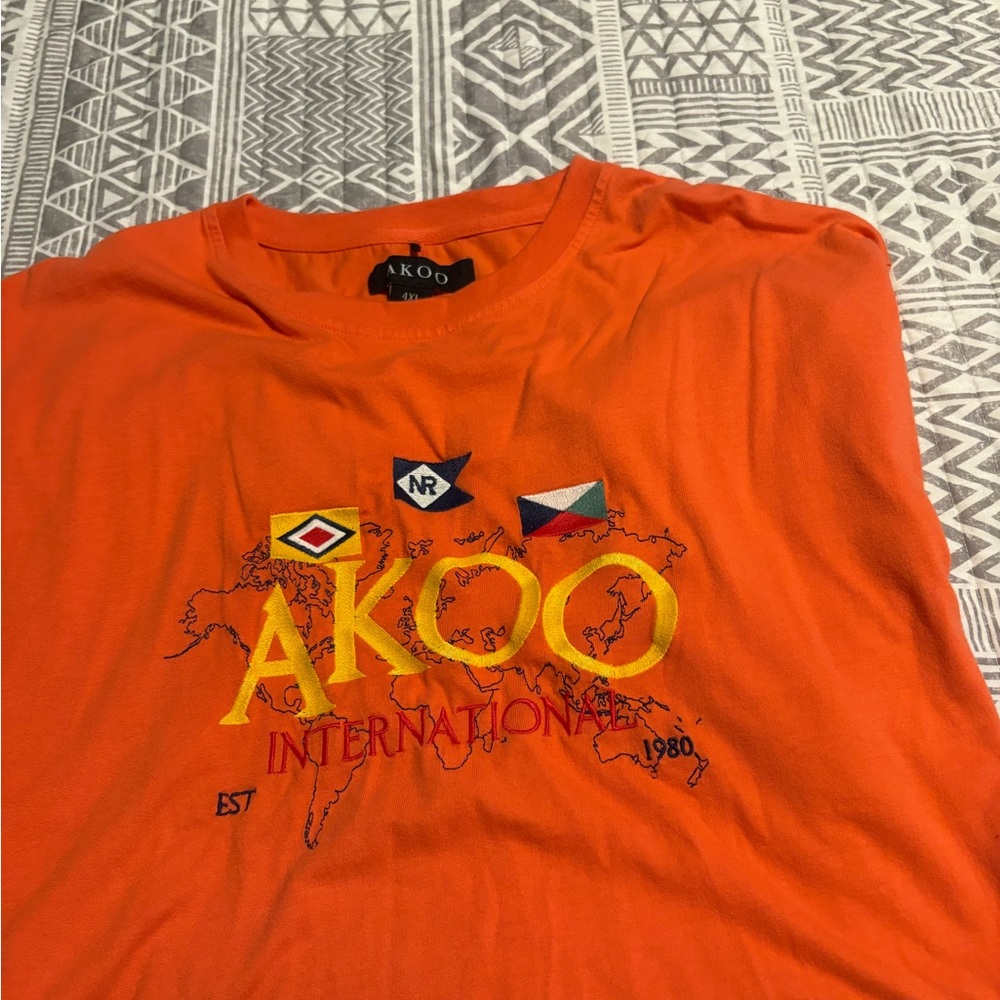 Akoo Orange International Graphic Tee